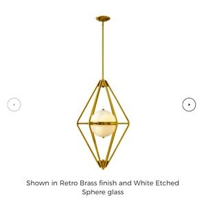 Spectra 18 Inch Cage Pendant by Fredrick Ramond